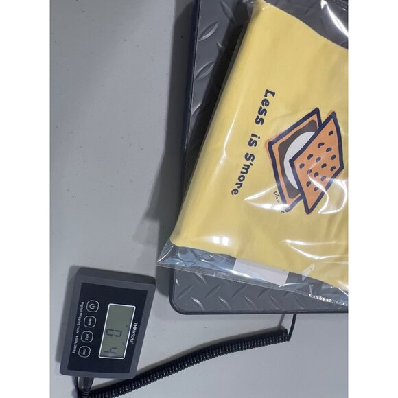 Life Is Good Less Is Smore Crusher T Shirt Kids Medium Sandy Yellow Cotton NEW - Picture 6 of 6